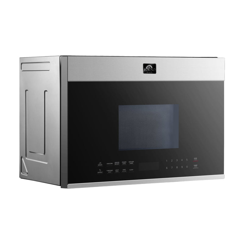 Forno Capriolo 24-Inch Over-the-Range Microwave Oven with 1.3 Cu. Ft. in Stainless Steel (FOTR3079-24)