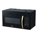 Forno FOTR3007 30-Inch Over-the-Range Microwave Black, Right Angle View