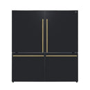 FORNO Milano Espresso Package - 62-Inch, 34.4 cu. ft. Refrigerators with Bottom Freezers