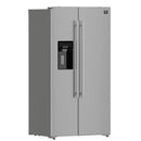 FORNO 2-Piece Appliance Package - 30-Inch Electric Range and 36-Inch Side by Side Refrigerator with Water Dispenser in Stainless Steel FBDL-013-04CAUS