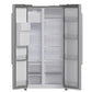 FORNO 2-Piece Appliance Package - 30-Inch Electric Range and 36-Inch Side by Side Refrigerator with Water Dispenser in Stainless Steel FBDL-013-04CAUS