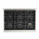 Kucht 36-Inch Pro-Style Dual Fuel Range in Stainless Steel KDF362-S