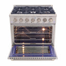 Kucht 36-Inch Pro-Style Dual Fuel Range in Stainless Steel KDF362-S