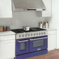 Kucht 48-Inch Pro-Style Dual Fuel Range in Stainless Steel with Blue Oven Door KDF482-B