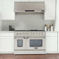 Kucht 48-Inch Pro-Style Dual Fuel Range in Stainless Steel KDF482-S