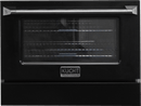 Kucht 30-Inch Pro-Style Dual Fuel Range in Stainless Steel with Black Oven Door KDF302-K