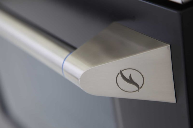 Kucht 30-Inch Pro-Style Dual Fuel Range in Stainless Steel with Black Oven Door KDF302-K