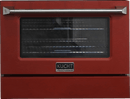 Kucht 30-Inch Pro-Style Dual Fuel Range in Stainless Steel with Red Oven Door KDF302-R