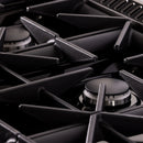 KUCHT Gemstone Professional 36-Inch 5.2 Cu. Ft. Dual Fuel Range for Propane Gas with Sealed Burners and Convection Oven in Titanium Stainless Steel KED364/LP