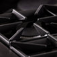KUCHT Gemstone Professional 36-Inch 5.2 cu. ft. Gas Range with Sealed Burners and Convection Oven in Titanium Stainless Steel with Gold Accents KEG363