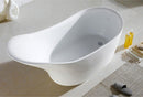 KubeBath Victorian 67 in. Free Standing Bathtub, KFST1067