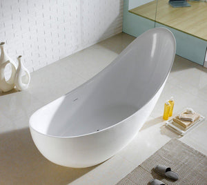 KubeBath Salto 81 in. Free Standing Bathtub, KFST1271