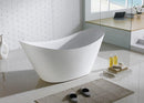 KubeBath Kube Luna 68 in. Free Standing Bathtub, KFST2768
