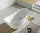 KubeBath Kube Luna 68 in. Free Standing Bathtub, KFST2768