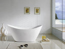 KubeBath Kube Luna 68 in. Free Standing Bathtub, KFST2768