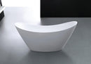 KubeBath Kube Luna 68 in. Free Standing Bathtub, KFST2768