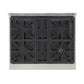 Kucht 30 in. Professional 4 Burner Gas Stovetop in Stainless Steel KFX309T