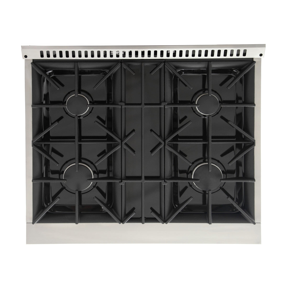 Kucht 30-Inch Pro-Style Dual Fuel Range in Stainless Steel with Green Oven Door KDF302-G