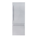 Kucht 30-Inch 17 Cu. Ft. Built-In Refrigerator in Stainless Steel (KR300SD, K30SSP, K30SSH)