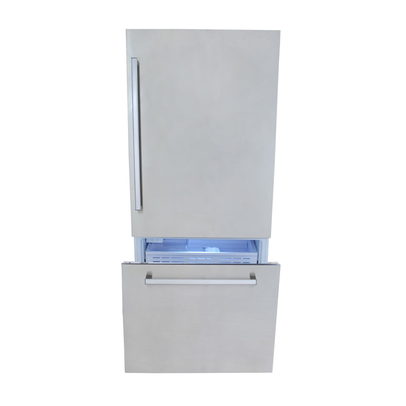 Kucht 36-Inch Built-In Refrigerator in Stainless Steel with Ice Maker (KR360SD, K36SDSSP, K36SDSSH)