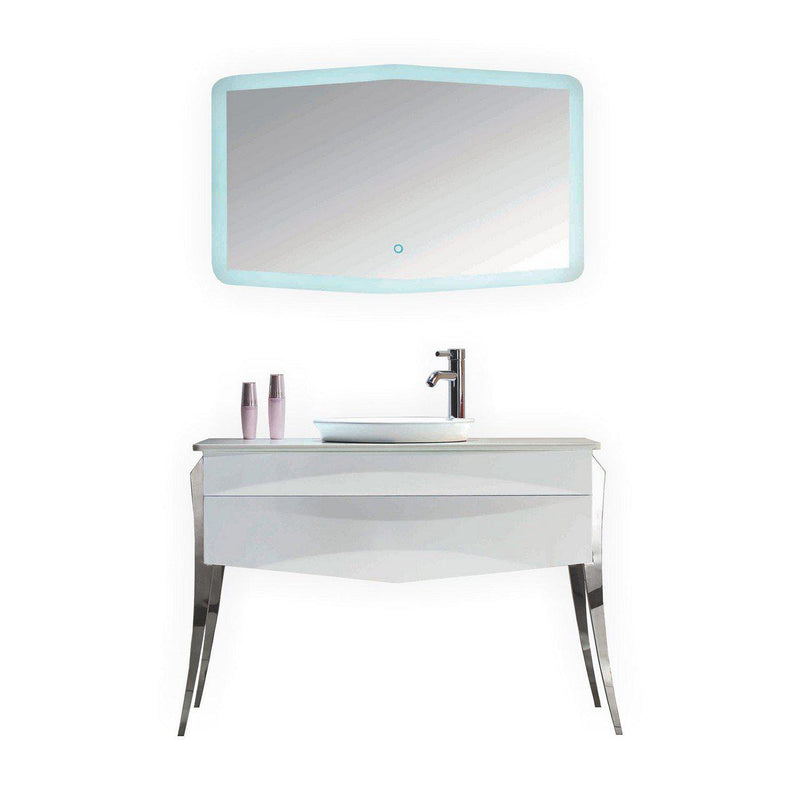 KubeBath Riso 47 in. Single Modern Bathroom Vanity by Kube Bath, KR844