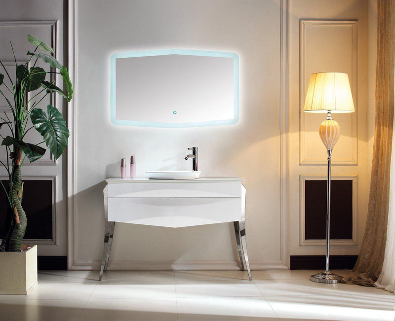KubeBath Riso 47 in. Single Modern Bathroom Vanity by Kube Bath, KR844