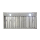 Kucht 48-Inch Wall Mounted Range Hood 1200 CFM in Stainless Steel & Silver KRH4821A
