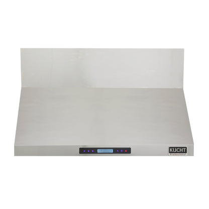 Kucht 48-Inch Wall Mounted Range Hood 1200 CFM in Stainless Steel & Silver KRH4821A