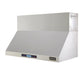 Kucht 48-Inch Wall Mounted Range Hood 1200 CFM in Stainless Steel & Silver KRH4821A