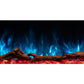 Modern Flames Landscape Pro 94'' Studio Suite Wall Mount Mantel Package | Driftwood Grey