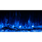 Modern Flames Landscape Pro 58'' Studio Suite Wall Mount Mantel Package | Driftwood Grey