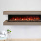 Modern Flames Landscape Pro 94'' Studio Suite Wall Mount Mantel Package | Coastal Sand