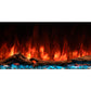 Modern Flames Landscape Pro 70'' Studio Suite Wall Mount Mantel Package | Coastal Sand