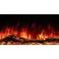 Modern Flames Landscape Pro 82'' Studio Suite Wall Mount Mantel Package | Driftwood Grey