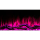 Modern Flames Landscape Pro 94'' Studio Suite Wall Mount Mantel Package | Driftwood Grey