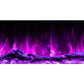 Modern Flames Landscape Pro 58'' Studio Suite Wall Mount Mantel Package | Driftwood Grey