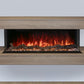 Modern Flames Landscape Pro 70'' Studio Suite Wall Mount Mantel Package | Coastal Sand