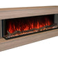 Modern Flames Landscape Pro 70'' Studio Suite Wall Mount Mantel Package | Coastal Sand