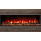 Modern Flames Landscape Pro 94'' Studio Suite Wall Mount Mantel Package | Driftwood Grey