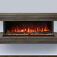 Modern Flames Landscape Pro 70'' Studio Suite Wall Mount Mantel Package | Driftwood Grey