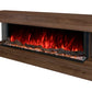Modern Flames Landscape Pro 70'' Studio Suite Wall Mount Mantel Package | Weathered Walnut