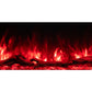 Modern Flames Landscape Pro 82'' Studio Suite Wall Mount Mantel Package | Driftwood Grey