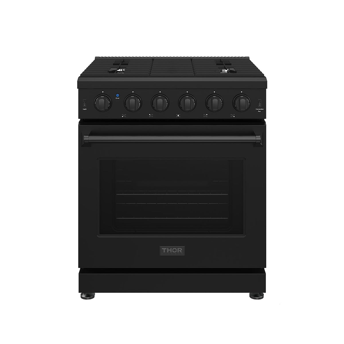 Thor Kitchen 30 Inch L-Series Professional Liquid Propane Range in Black