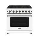 Thor Kitchen 36 Inch L-Series Professional Liquid Propane Range in White
