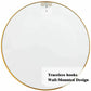 Design Element Vera Round Vanity Mirror Stainless Steel Frame 28" X 28" Round MIR-2828-RR