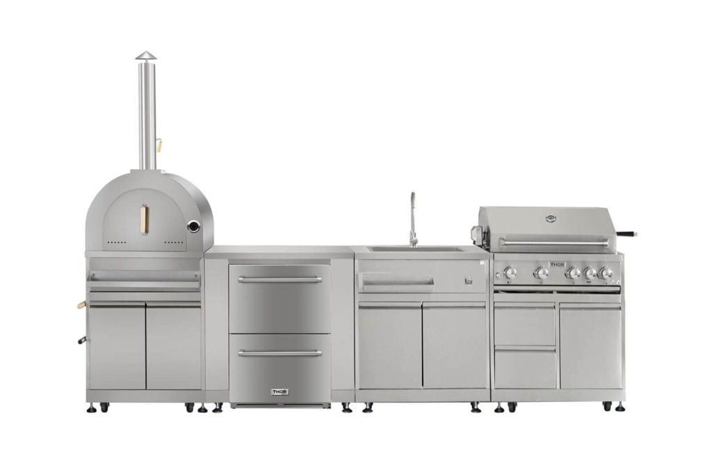 Thor Kitchen Modular Kitchen Grill Cart MK03SS304