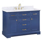 Design Element Milano 48" Single Sink Vanity - Blue ML-48-BLU