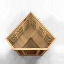 Golden Designs Maxxus 3-Person Corner Near Zero EMF Under 2MG FAR Infrared Sauna Canadian Hemlock - MX-K356-01-ZF