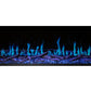 Modern Flames Orion Multi 64'' Electric Fireplace Wall Mount Studio Suite | Driftwood Gray