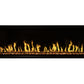 Modern Flames Allwood Fireplace Media Wall in Driftwood Gray | 60'' Orion Slim Heliovision Electric Fireplace